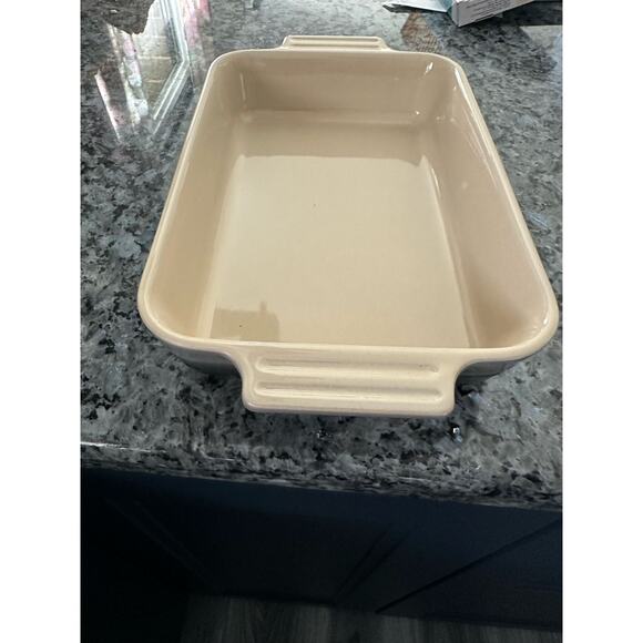 Le Creuset Classic GRADIENT FLINT Stoneware 7” x 5” Rectangular Baking Dish - Picture 5 of 6